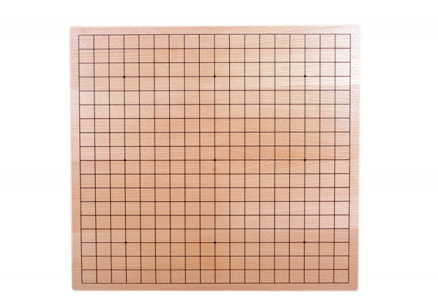 Double sided: GO Game board, sycamore, black PRINT
